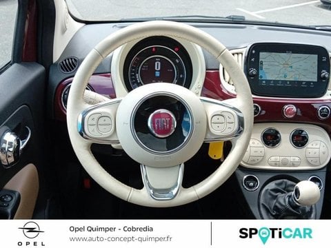 Voitures D'occasion À Quimper | Fiat 500 1.2 8V 69Ch Eco Pack Repetto Euro6D
