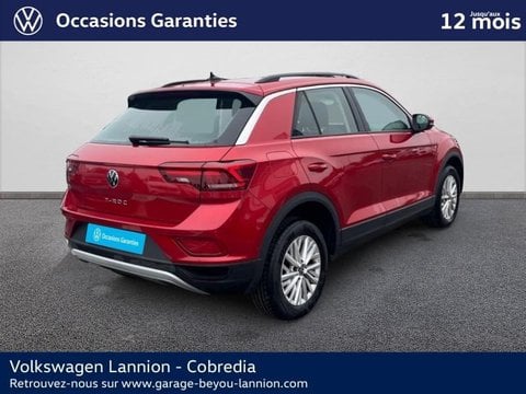 Voitures D'occasion À Lannion | Volkswagen T-Roc 1.0 Tsi 110Ch Life