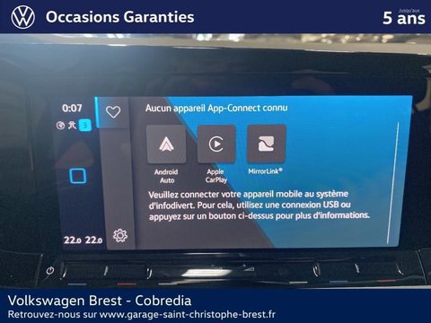 Voitures D'occasion À Brest | Volkswagen Golf 1.0 Etsi Opf 110Ch Life Plus Dsg7
