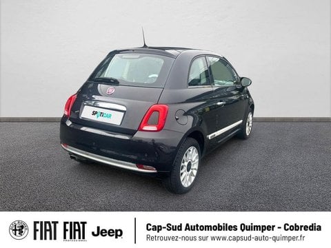 Voitures D'occasion À Quimper | Fiat 500 1.2 8V 69Ch Bianco Amore Edizione
