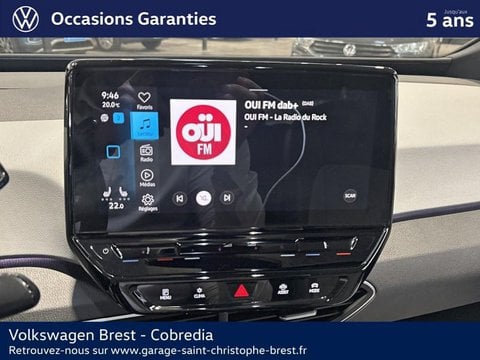 Voitures D'occasion À Brest | Volkswagen Id.3 204Ch Pro Performance 58 Kwh Active
