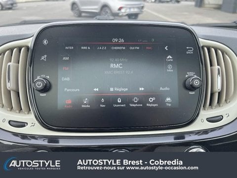 Voitures D'occasion À Brest | Fiat 500 1.2 8V 69Ch Eco Pack Lounge