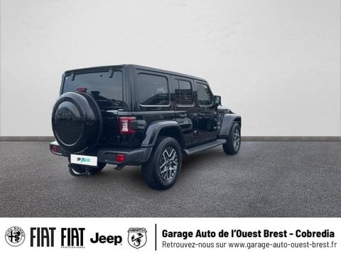 Voitures D'occasion À Brest | Jeep Wrangler Unlimited 2.0 T 380Ch 4Xe Overland Command-Trac My23
