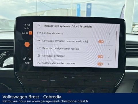 Voitures D'occasion À Brest | Volkswagen Id. Buzz 204Ch Pro 77 Kwh