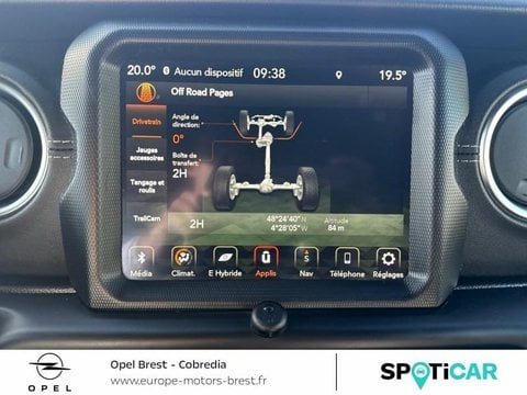 Voitures D'occasion À Brest | Jeep Wrangler Unlimited 2.0 T 380Ch 4Xe 80Th Anniversary Command-Trac