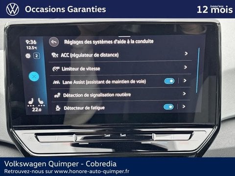Voitures D'occasion À Quimper | Volkswagen Id.3 204Ch Pro Performance 58 Kwh Active