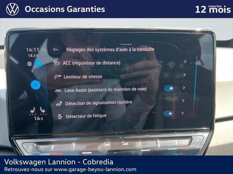 Voitures D'occasion À Lannion | Volkswagen Id.3 204Ch Pro Performance 58 Kwh Active