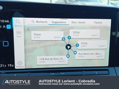 Voitures D'occasion À Lanester | Volkswagen Golf 2.0 Tdi Scr 116Ch Life Plus