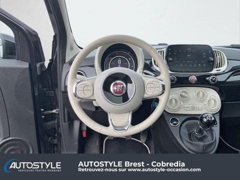 Voitures D'occasion À Brest | Fiat 500 1.2 8V 69Ch Eco Pack Lounge