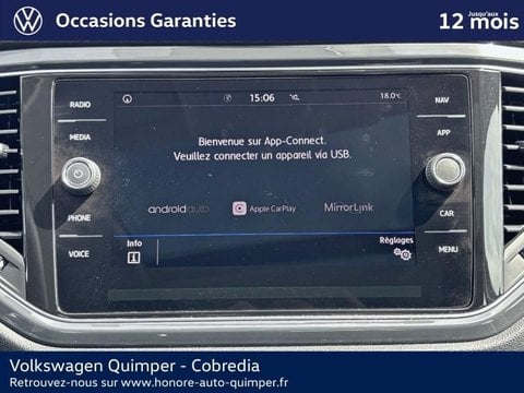 Voitures D'occasion À Quimper | Volkswagen T-Roc 1.5 Tsi Evo 150Ch Carat