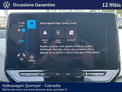 Voitures D'occasion À Quimper | Volkswagen Id.3 204Ch Pro Performance 58 Kwh Active