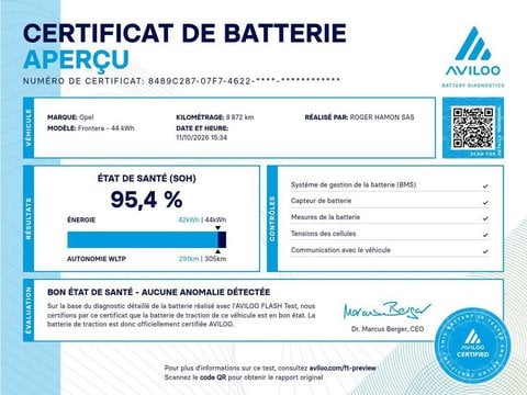 Voitures D'occasion À Yffiniac | Opel Frontera Electric 113Ch 44Kwh Gs
