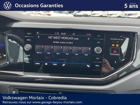 Voitures D'occasion À Morlaix | Volkswagen Polo 1.0 Tsi 95Ch Vw Edition