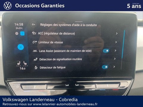 Voitures D'occasion À Landerneau | Volkswagen Id.3 204Ch Pro Performance 58 Kwh Active