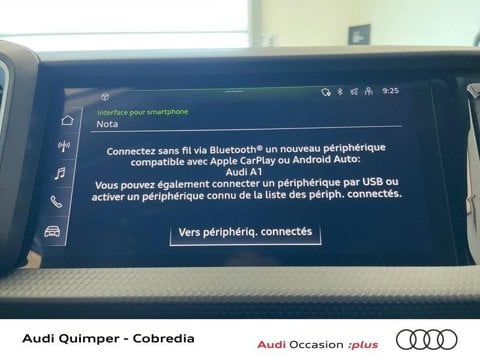 Voitures D'occasion À Quimper | Audi A1 Sportback 25 Tfsi 95Ch Advanced S Tronic 7