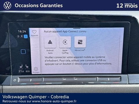 Voitures D'occasion À Quimper | Volkswagen Golf 1.4 Ehybrid 245Ch Gte Dsg6