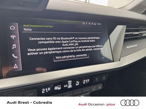 Voitures D'occasion À Brest | Audi A3 Sportback 40 Tfsi E 204Ch S Line S Tronic 6