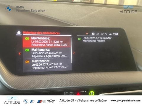 Voitures D'occasion À Villefranche-Sur-Saône | Bmw Série 1 118Da 150Ch M Sport