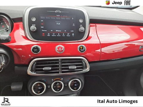 Voitures Occasion Fiat 500X 1.5 Firefly Turbo 130Ch S/S Hybrid (Red) Dct7 À Limoges