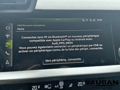 Voitures D'occasion À Chambourcy | Audi A3 Sportback A3/S3/Rs3 Iv 35 Tfsi Mild Hybrid 150 S Tron...