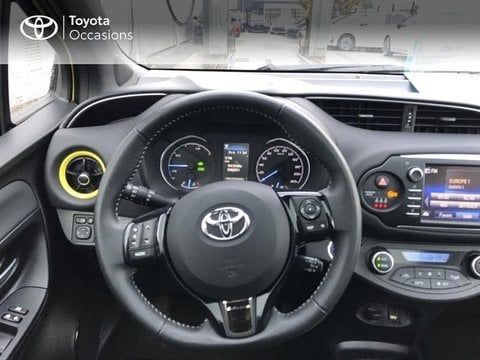 Voitures D'occasion À Buchelay | Toyota Yaris 100H Collection Jaune 5P