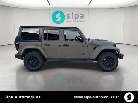 Voitures D'occasion À Mérignac | Jeep Wrangler Unlimited 4Xe 2.0 L T 380 Ch Phev 4X4 Bva8 Overl...