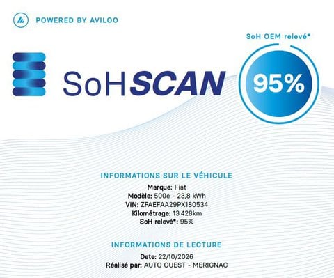Voitures D'occasion À Mérignac | Fiat 500 E 95 Ch Nouvelle 3P
