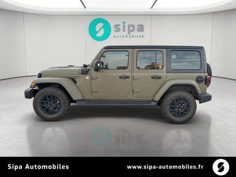 Voitures D'occasion À Mérignac | Jeep Wrangler Unlimited 4Xe 2.0 L T 380 Ch Phev 4X4 Bva8 Overl...