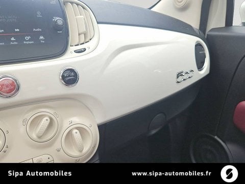 Voitures D'occasion À Muret | Fiat 500 1.2 69 Ch Eco Pack Lounge 3P