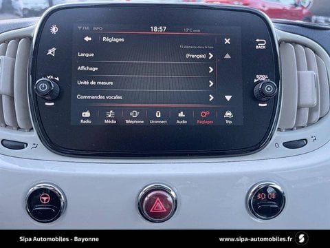 Voitures D'occasion À Bayonne | Fiat 500 1.2 69 Ch Eco Pack Lounge 3P