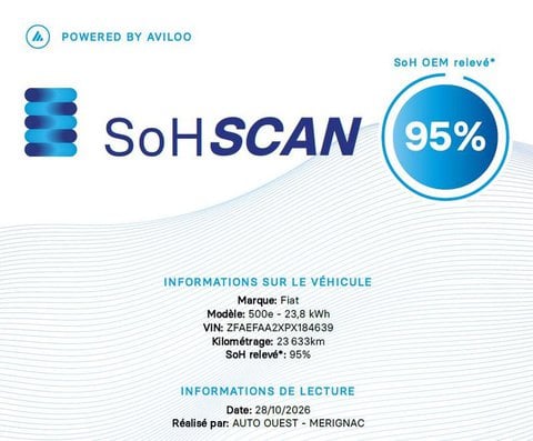Voitures D'occasion À Mérignac | Fiat 500 E 95 Ch Nouvelle 3P