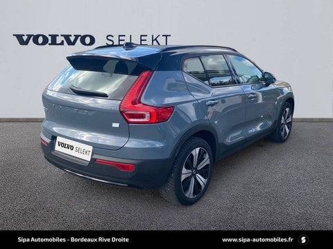 Voitures Occasion Volvo Xc40 Recharge 231 Ch 1Edt Ultimate 5P À Lormont