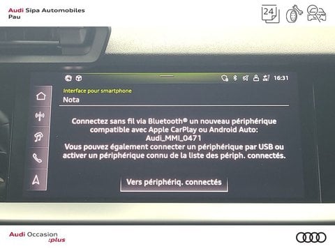 Voitures D'occasion À Lescar | Audi A3 Sportback Tfsi Mild Hybrid 116 S Tronic 7 Business Execut...