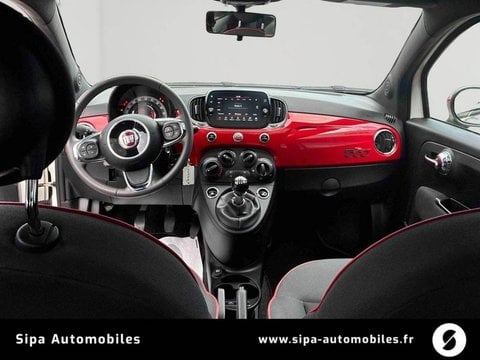 Voitures D'occasion À Bayonne | Fiat 500 1.0 70 Ch Hybride Bsg S/S (Red) 3P