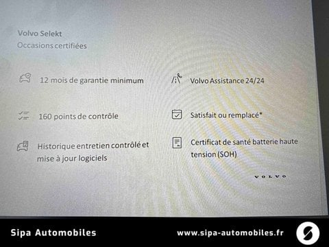 Voitures D'occasion À Saint Avit | Volvo Xc60 T6 Recharge Awd 253 Ch + 145 Ch Geartronic 8 Inscr...