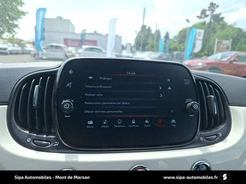 Voitures D'occasion À Mont-De-Marsan | Fiat 500 1.0 70 Ch Hybride Bsg S/S 3P
