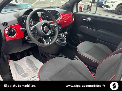 Voitures D'occasion À Bayonne | Fiat 500 1.0 70 Ch Hybride Bsg S/S (Red) 3P