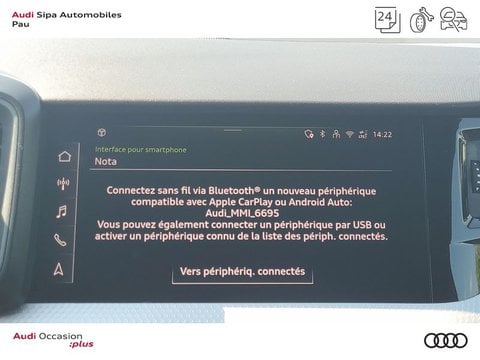 Voitures D'occasion À Lescar | Audi A1 Sportback 30 Tfsi 116 Ch S Tronic 7 S Line 5P