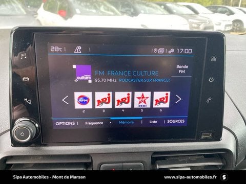 Voitures D'occasion À Mont-De-Marsan | Citroën Berlingo Iii Van M 650 Bluehdi 100 S&S Bvm6 Driv...