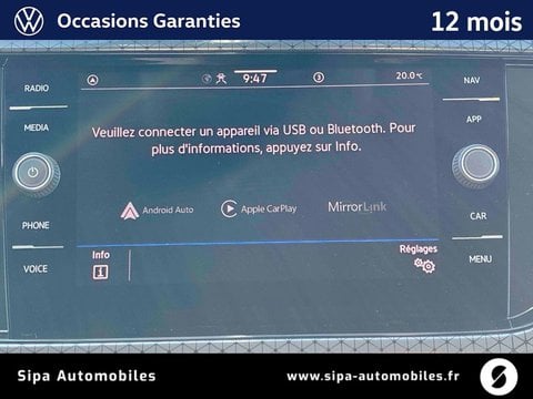 Voitures D'occasion À Lescar | Volkswagen T-Cross 1.0 Tsi 110 Start/Stop Bvm6 R-Line Tech 5P