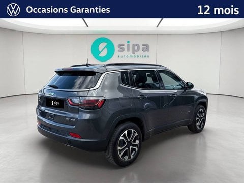 Voitures D'occasion À Mérignac | Jeep Compass 1.3 Phev T4 190 Ch 4Xe Eawd Limited 5P