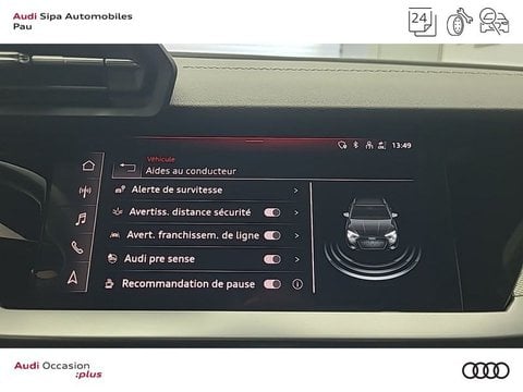 Voitures D'occasion À Lescar | Audi A3 Sportback 35 Tfsi Mild Hybrid 150 S Tronic 7 S Line 5P