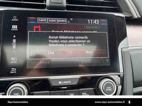 Voitures D'occasion À Mérignac | Honda Civic 1.6 I-Dtec 120 At Exclusive 4P