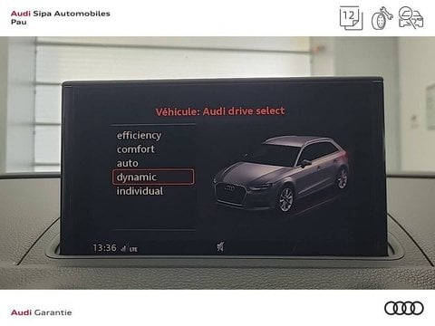 Voitures D'occasion À Lescar | Audi A3 Iii Sportback 1.4 Tfsi Cod 150 S Tronic 7 Design Luxe 5P