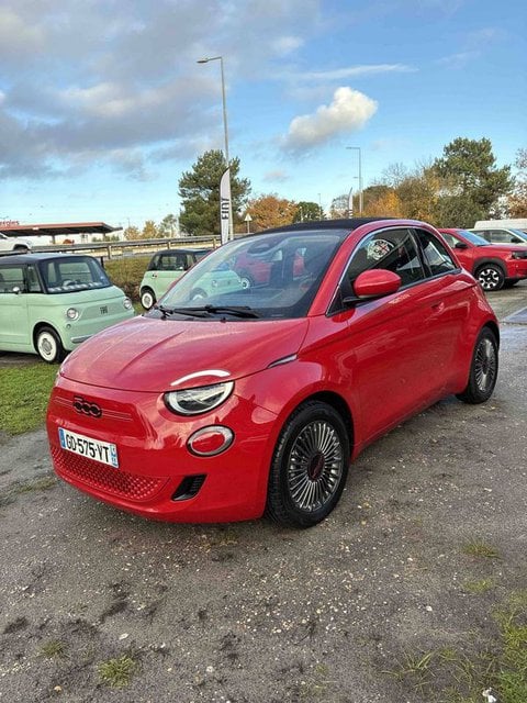 Voitures D'occasion À Mérignac | Fiat 500 500C E 95 Ch (Red) 2P