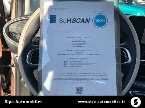 Voitures D'occasion À Villenave-D'ornon | Fiat 500 3+1 E 118 Ch La Prima 4P