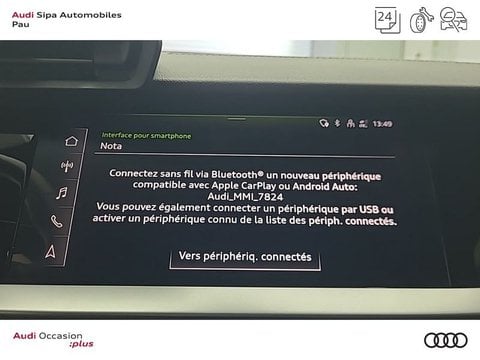 Voitures D'occasion À Lescar | Audi A3 Sportback 35 Tfsi Mild Hybrid 150 S Tronic 7 S Line 5P