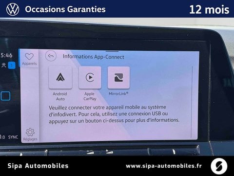 Voitures D'occasion À Lescar | Volkswagen Golf 1.5 Etsi Opf 130 Dsg7 Style 5P
