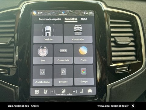 Voitures D'occasion À Anglet | Volvo Xc90 T8 Awd Hybride Rechargeable 455 Ch Geartronic 8 7Pl Ul...