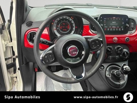 Voitures D'occasion À Bayonne | Fiat 500 1.0 70 Ch Hybride Bsg S/S (Red) 3P